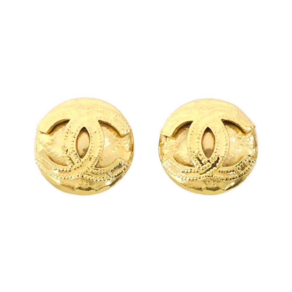CHANEL Authentic Gold Earrings - Picture 1 of 3